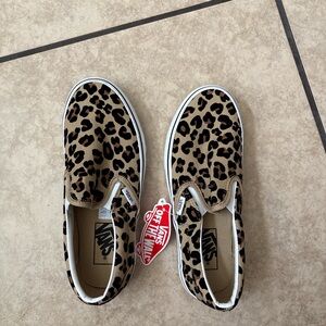 Vans Brown and Black Sneakers Classic Style